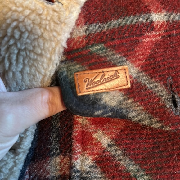 Woolrich sherpa lined button up flannel coat - Picture 5 of 5